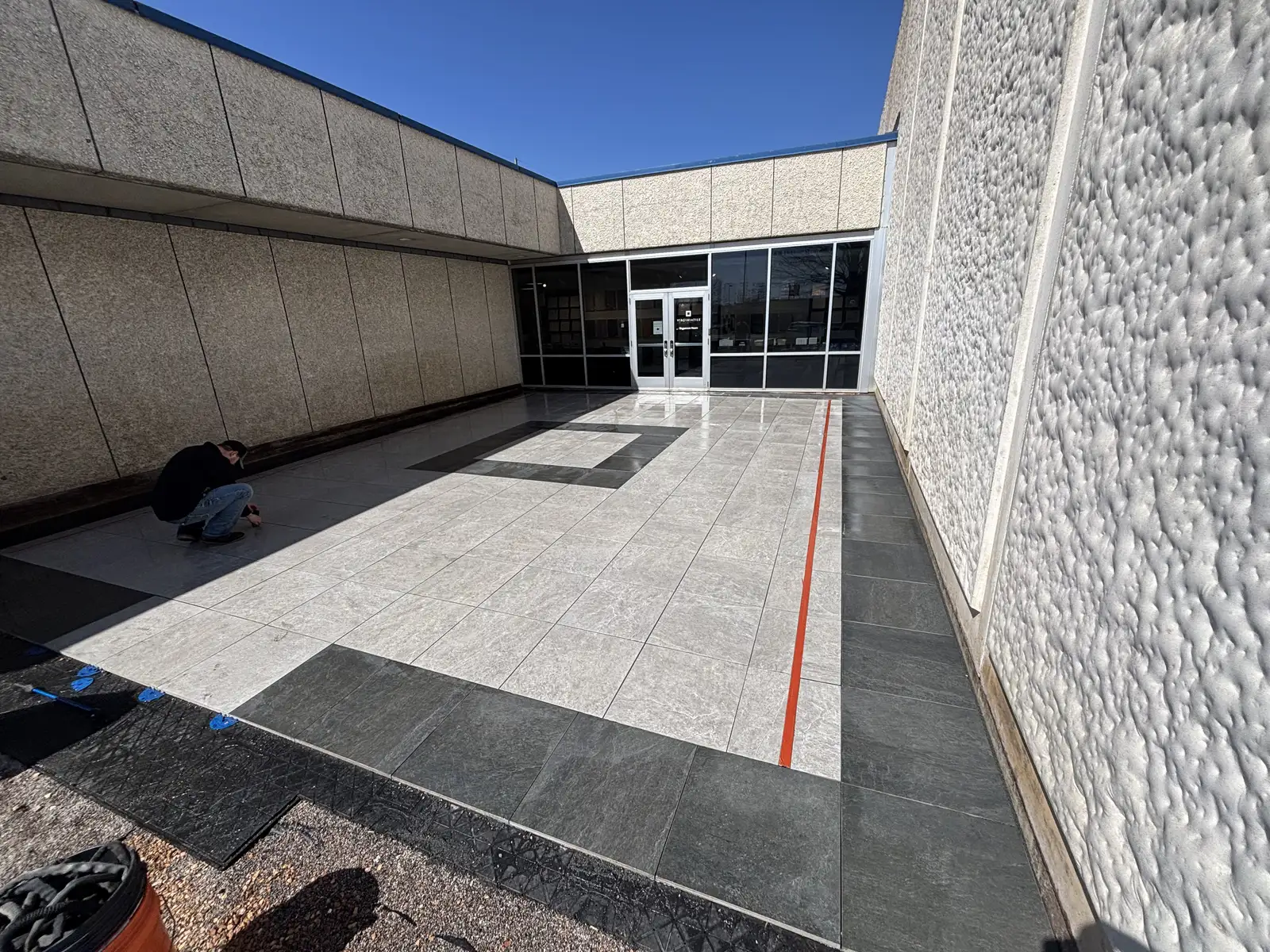 Commercial Grand Entrance Patio & Courtyard project photo — commercial entrance patio 02