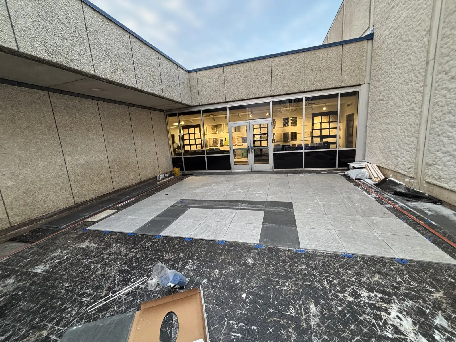 Commercial Grand Entrance Patio & Courtyard project photo — commercial entrance patio 17