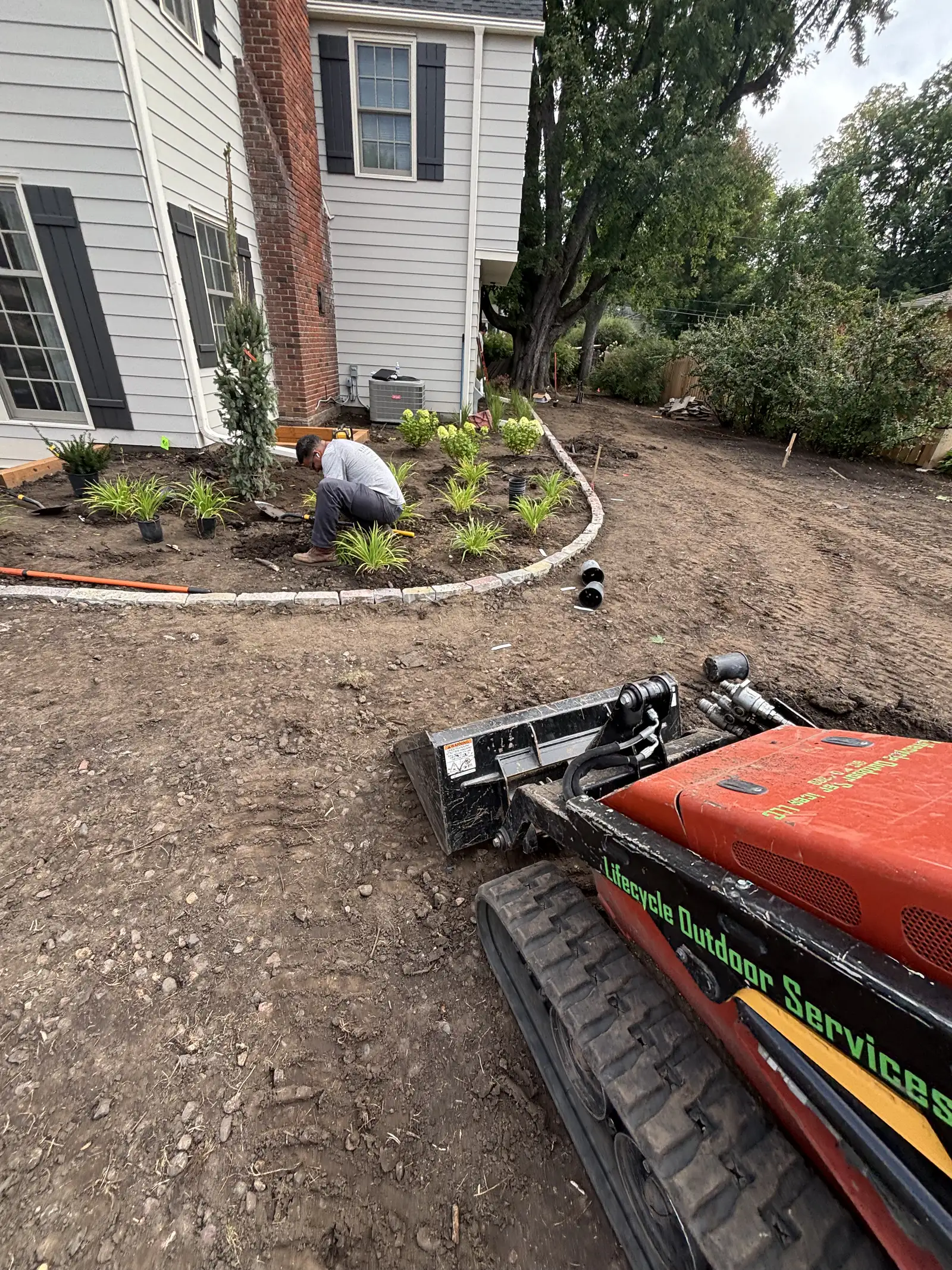 Residential planting installation in Hopkins, MN