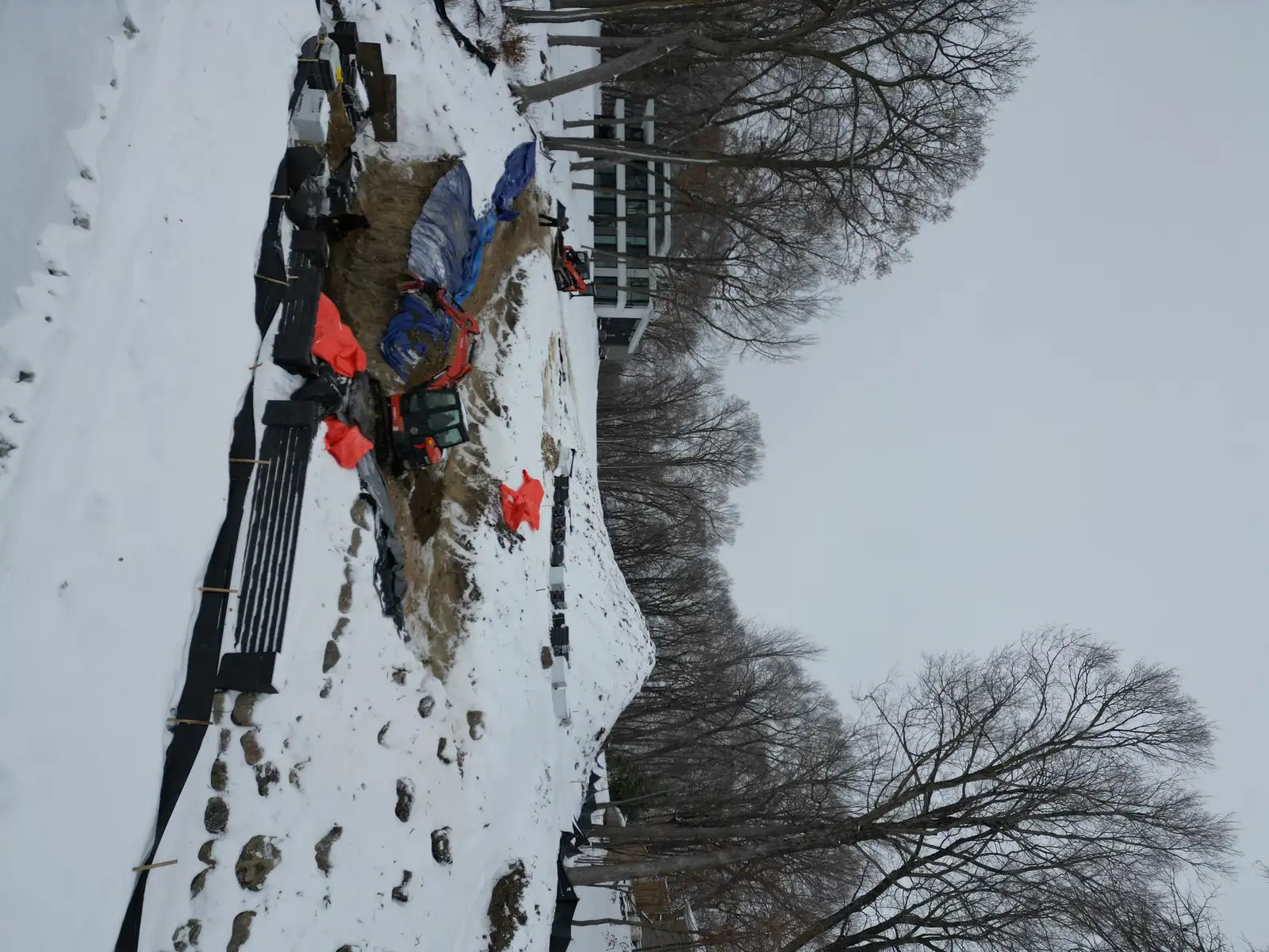 Shoreline & Hillside Stabilization project photo — mound shoreline stabilization 09