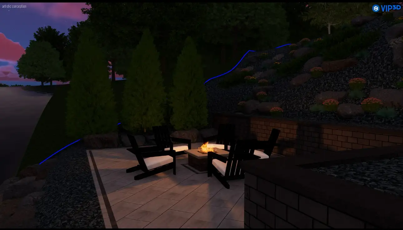 Shoreline & Hillside Stabilization project photo — mound shoreline stabilization 14