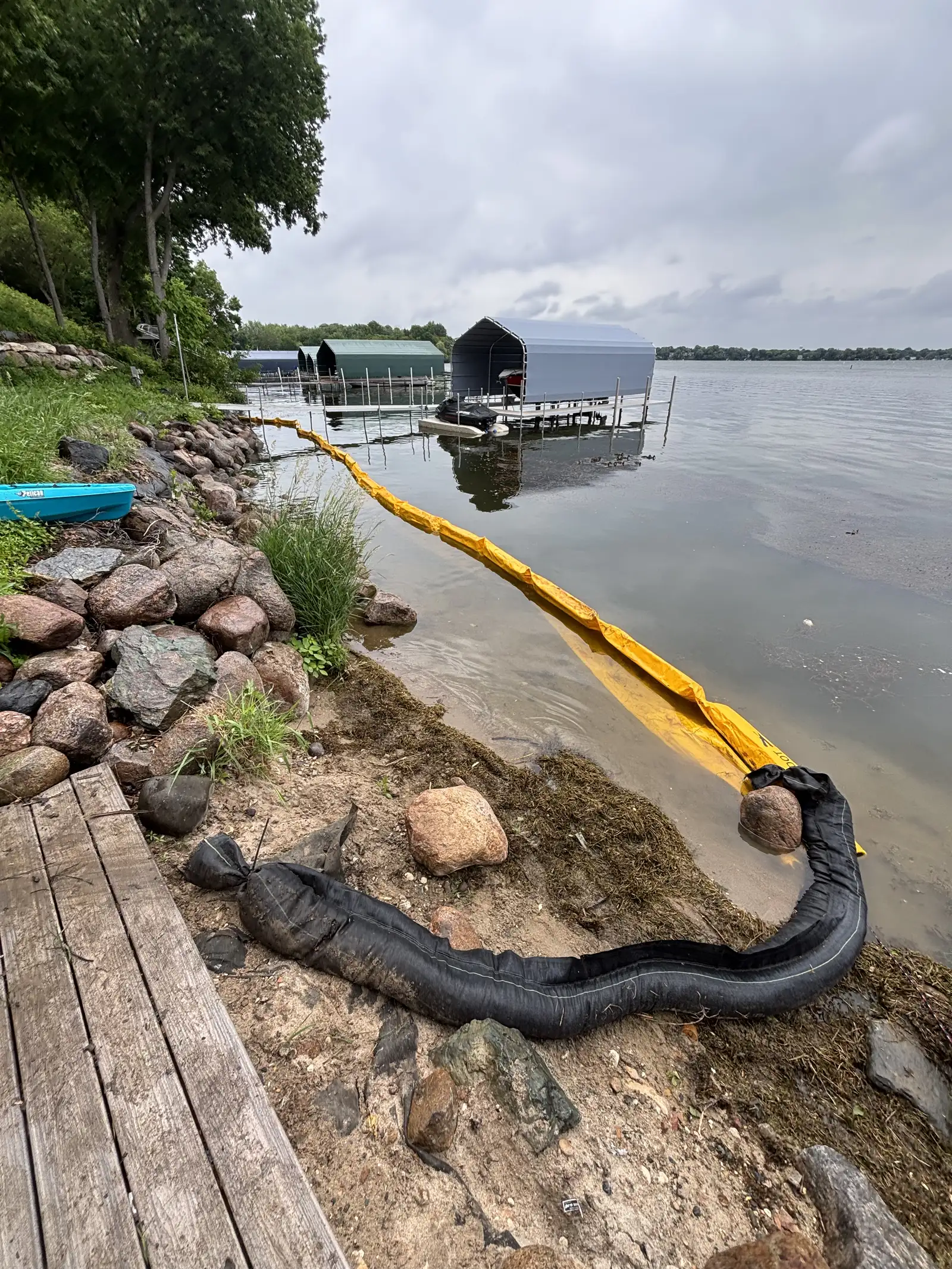 Lake Minnetonka Shoreline Rip Rap Rebuild project photo — orono riprap rebuild 06