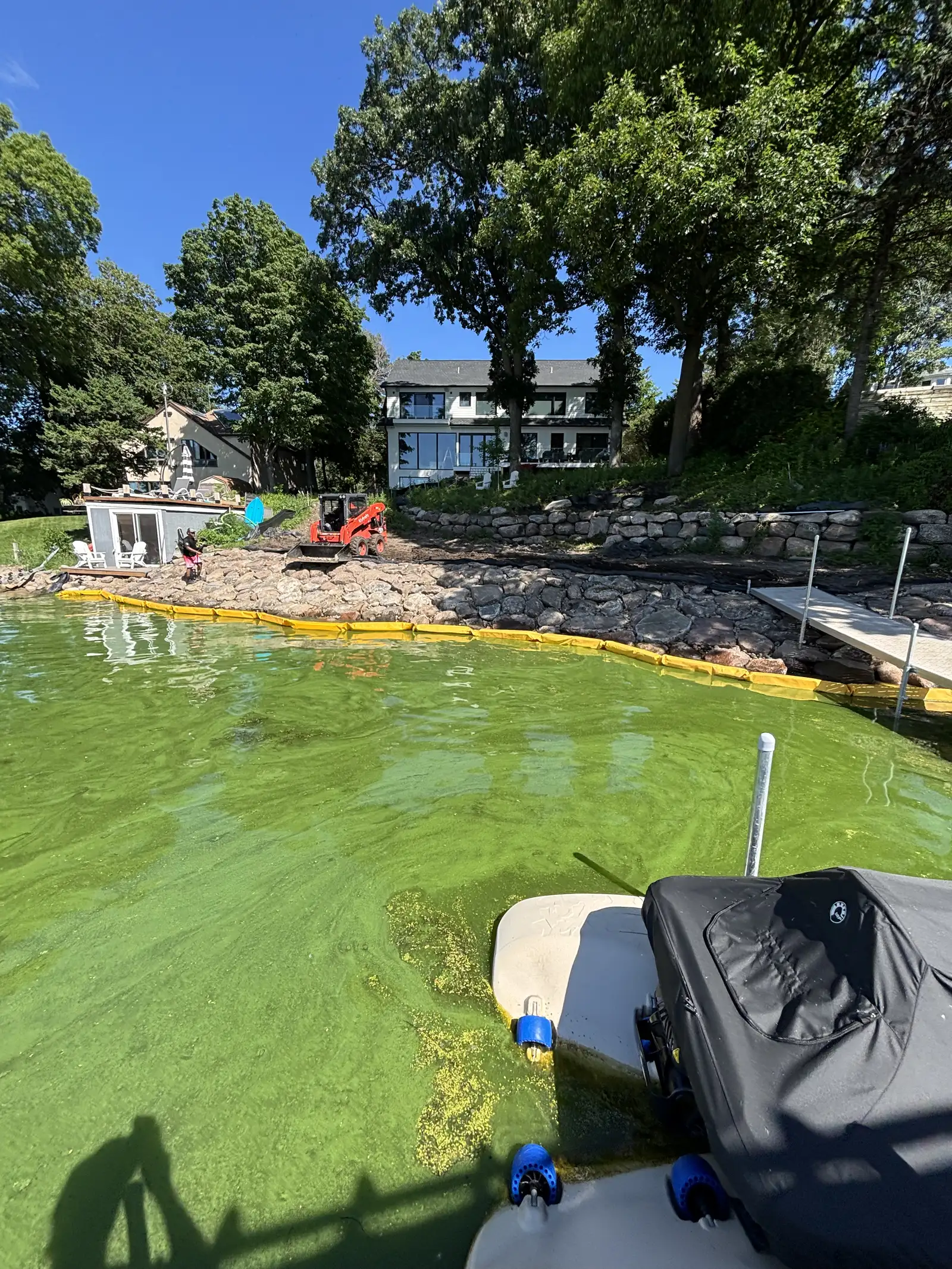 Lake Minnetonka Shoreline Rip Rap Rebuild project photo — orono riprap rebuild 14