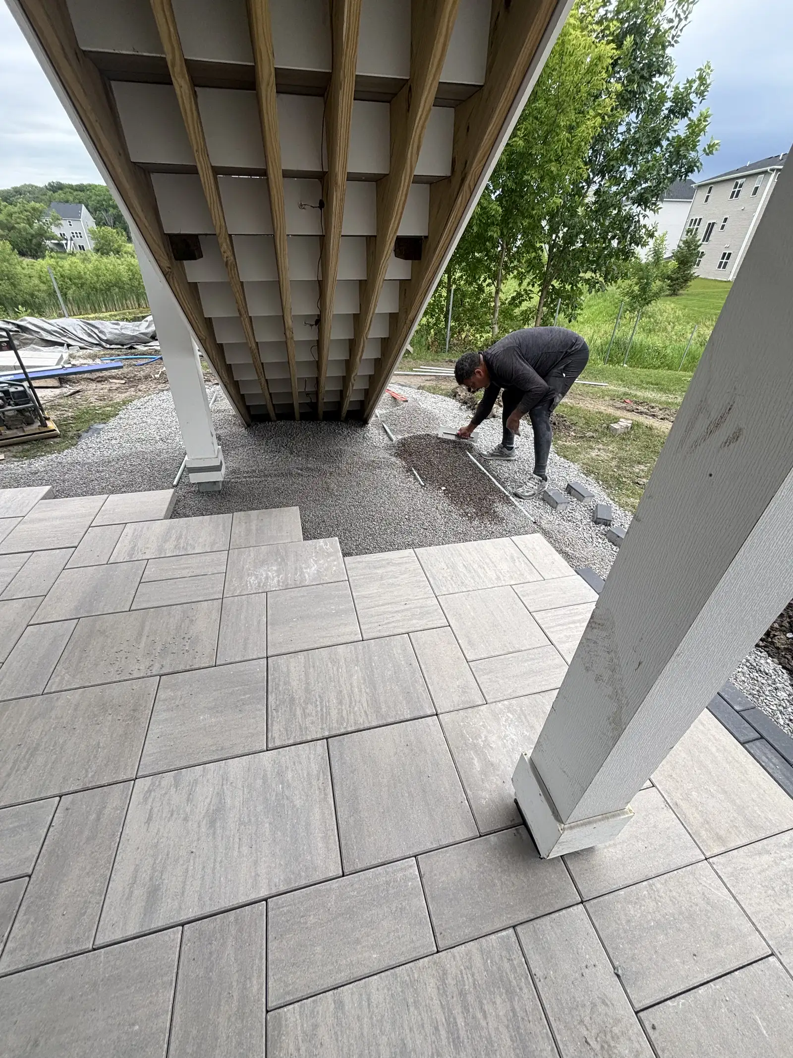 County Materials Grand Discover Paver Patio project photo — wayzata paver patio 17